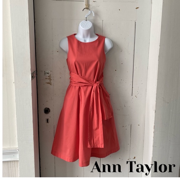 Ann Taylor Factory Cotton Fit & Flair Dress - Picture 1 of 9